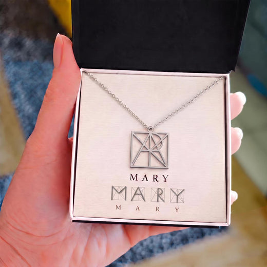 Personalized Monogram Name Necklace – Meaningful Gift for Her