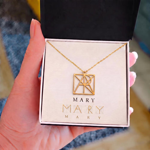Personalized Monogram Name Necklace – Meaningful Gift for Her